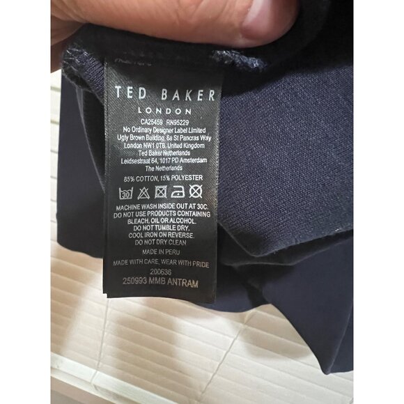 Ted Baker Funnel Neck 1/4 Zip Pullover - NWT MSRP $149‎ Size 6/XL - Picture 7 of 7